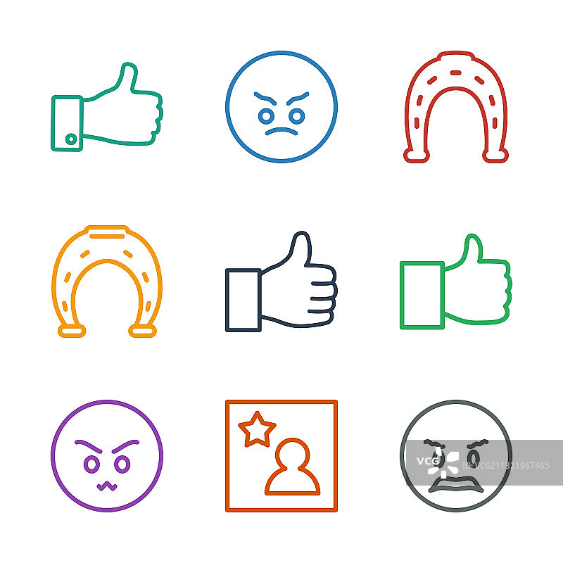 9个实用图标图片素材