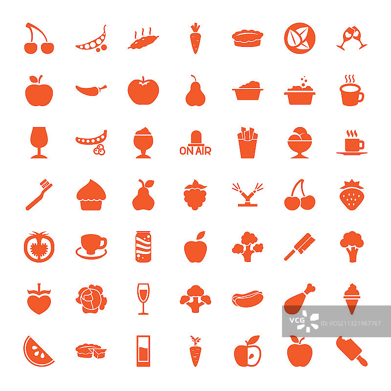 49个清新图标图片素材