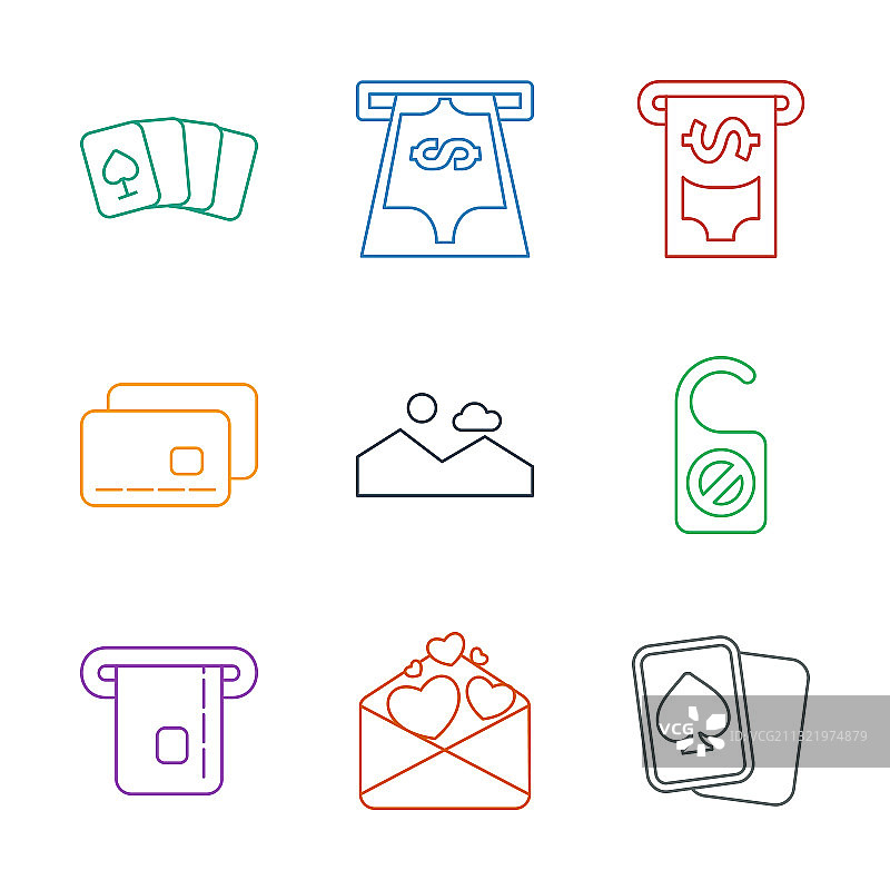 卡片图标图片素材