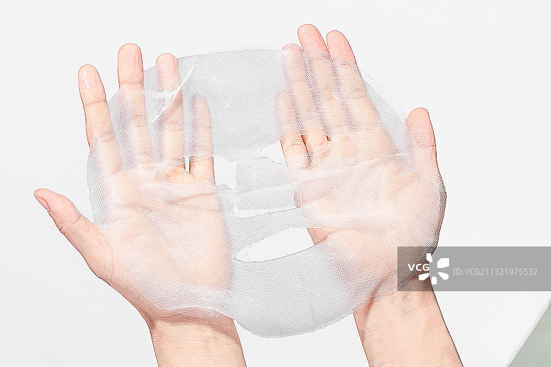 面膜使用图片素材