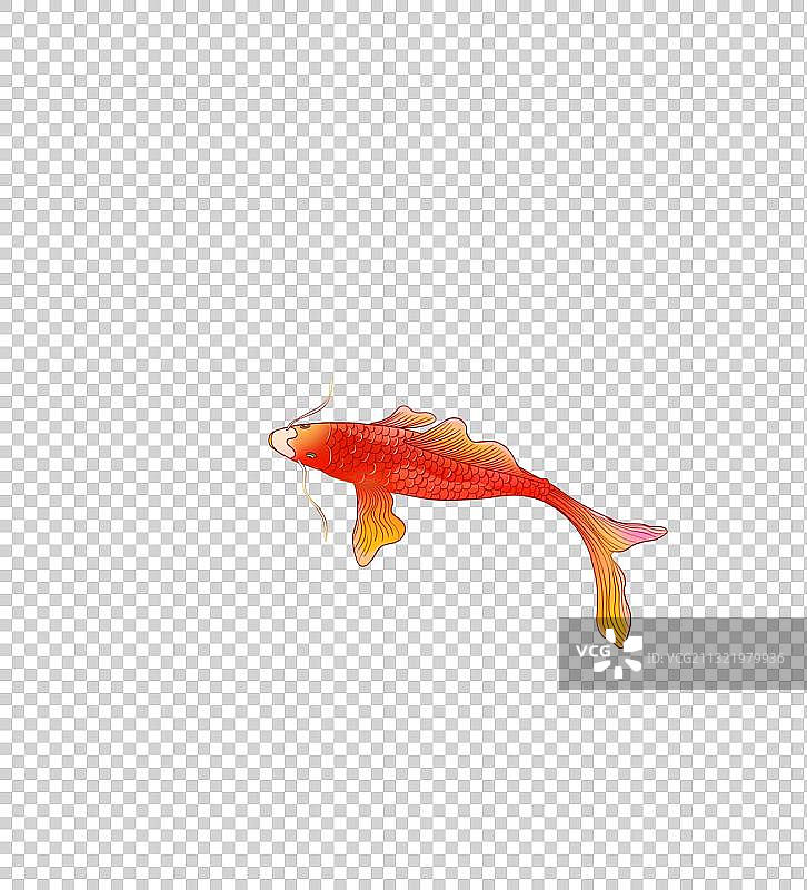 中国风金鱼元素图片素材