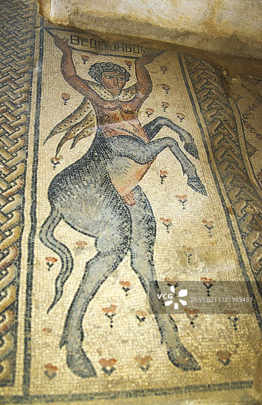 半人马镶嵌图案图片素材