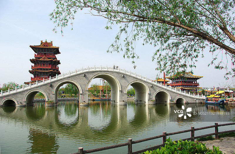 开封清明上河园图片素材