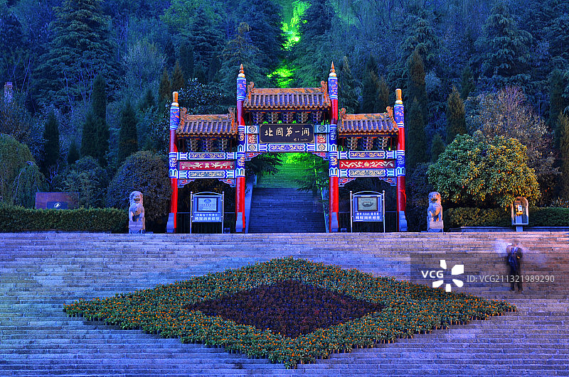 “北国第一洞”河南洛阳市栾川县鸡冠洞图片素材