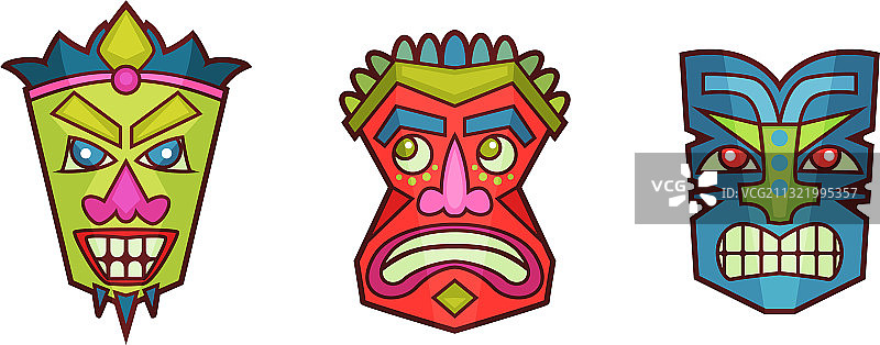 非洲部落面具图片素材