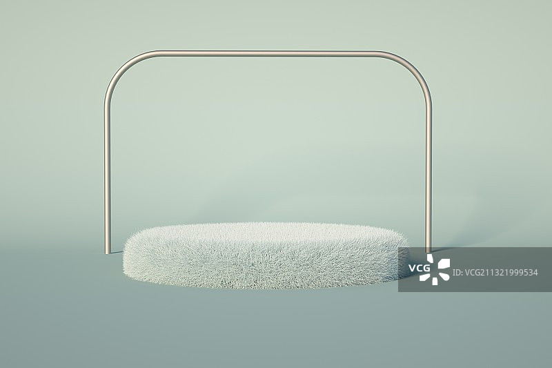 毛绒与金属图片素材