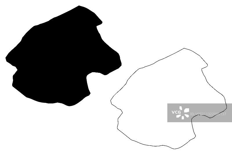 津巴布韦哈拉雷市地图图片素材