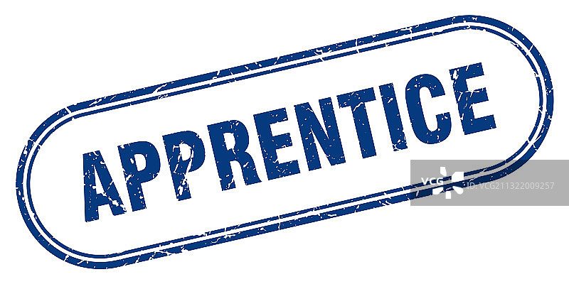 学徒印章圆形复古纹理标志图片素材