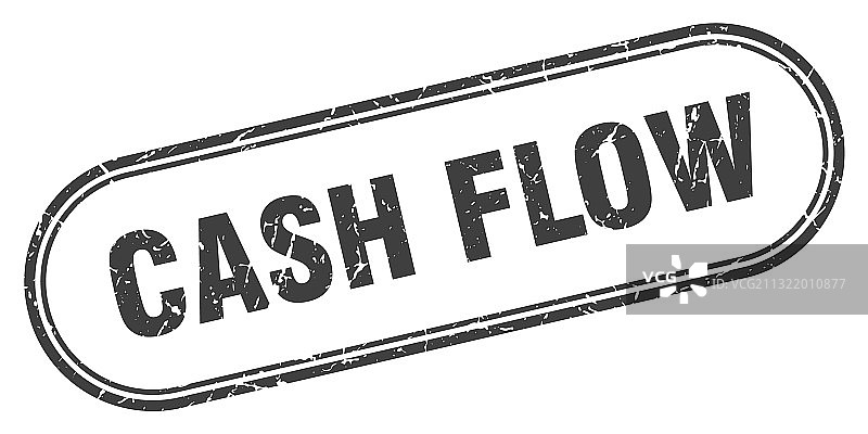 现金流印章圆形复古纹理标签图片素材