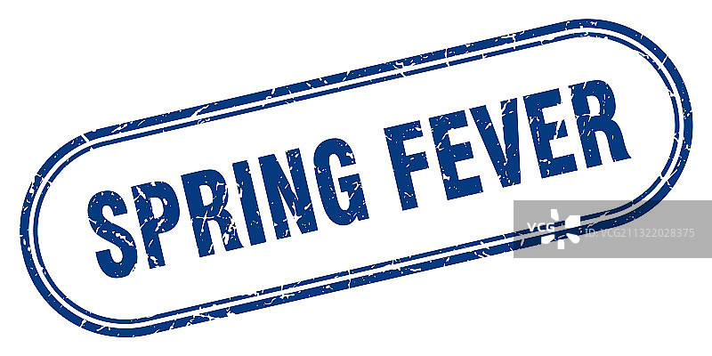 春季狂热印章圆形纹理标志图片素材