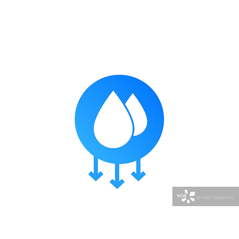 湿度水图标温度干燥空气图片素材