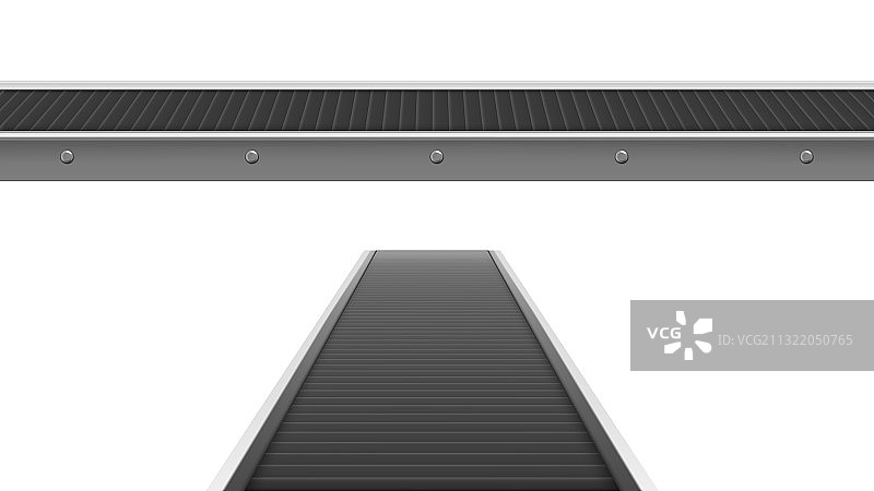 工厂或仓库的传送带图片素材