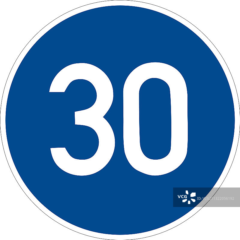 命令路标最低速度限制交通标志图片素材