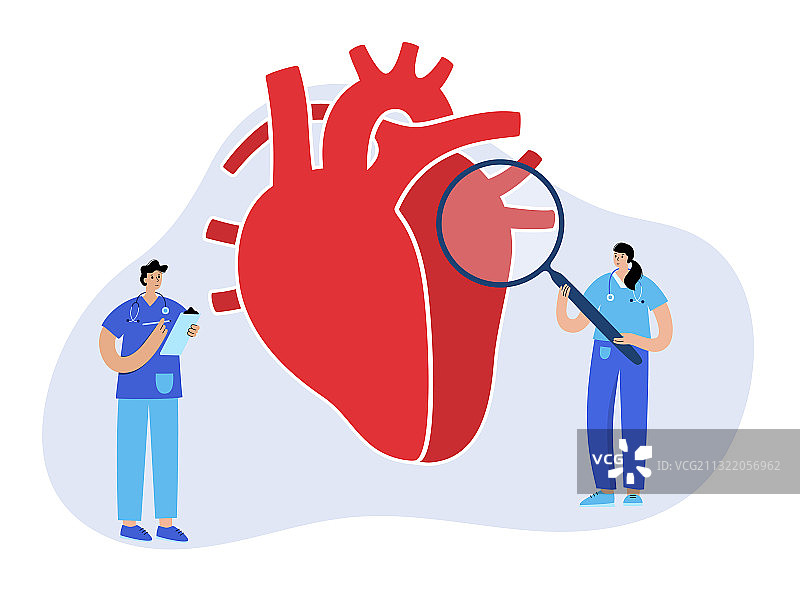 心脏科模板概念图片素材
