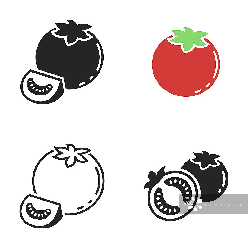 番茄图标图片素材