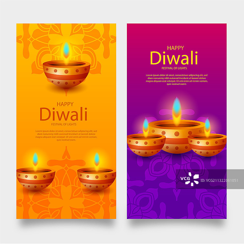 排灯节印度传统文化装饰图片素材