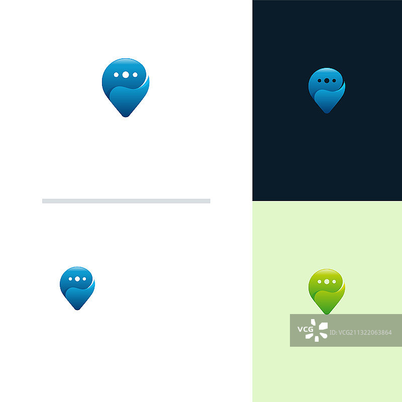 咨询点logo设计理念图片素材