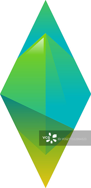 现代水晶Logo设计钻石珠宝Logo图片素材