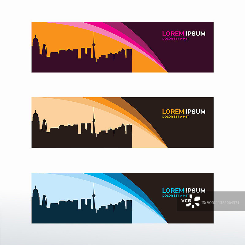 现代对角线网页横幅模板图片素材