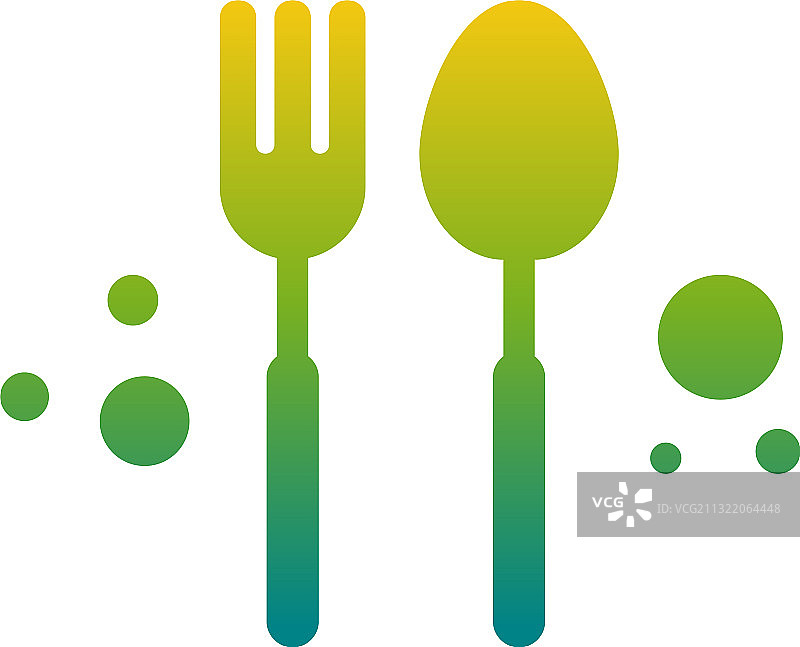简约餐具标志模板图片素材
