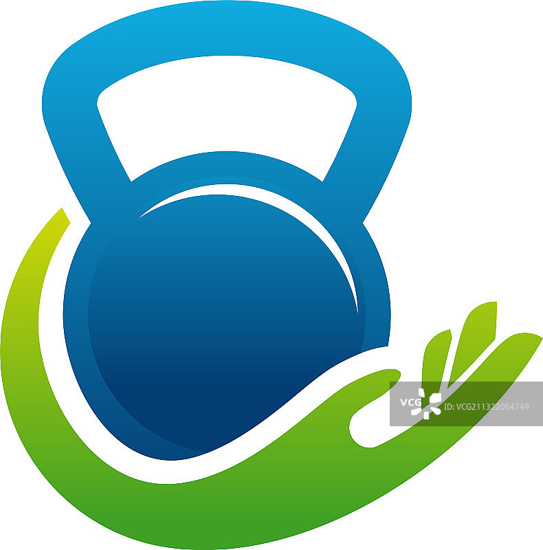 健身护理标志设计图片素材