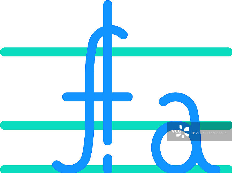 数学函数彩色图标图片素材