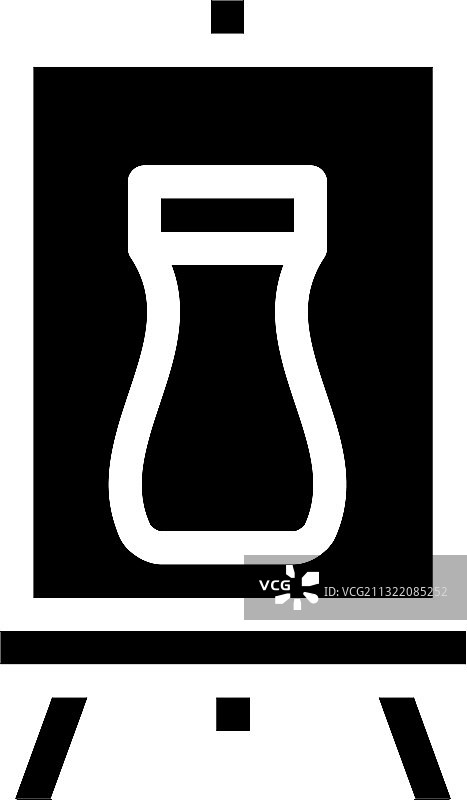 艺术课程标志黑色图标图片素材