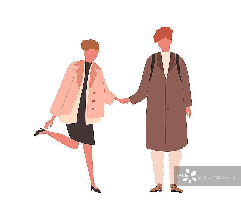 休闲装情侣浪漫约会图片素材