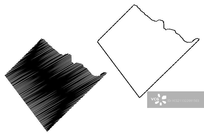 巴巴多斯圣约翰教区地图图片素材