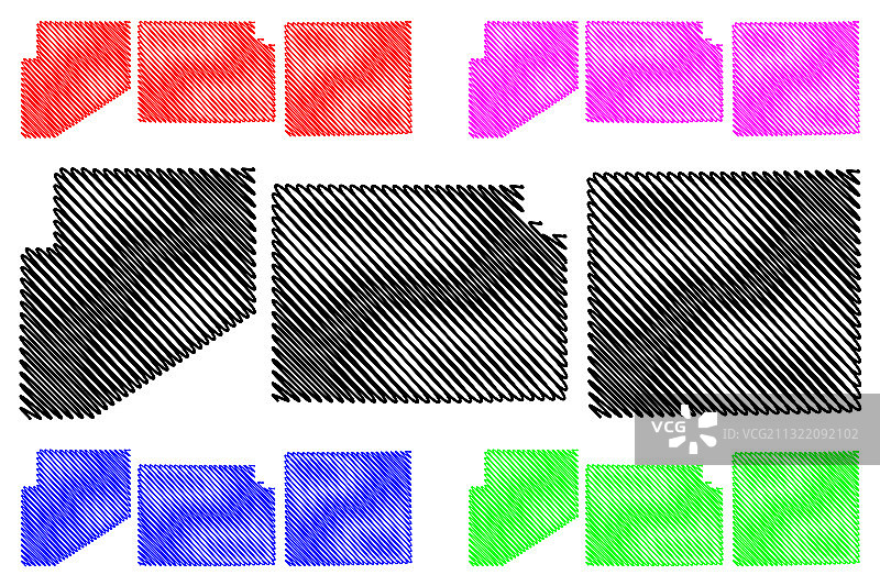 美国印第安纳州迪卡尔布、迪凯特和克林顿县图片素材