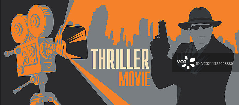 惊悚电影节电影海报图片素材