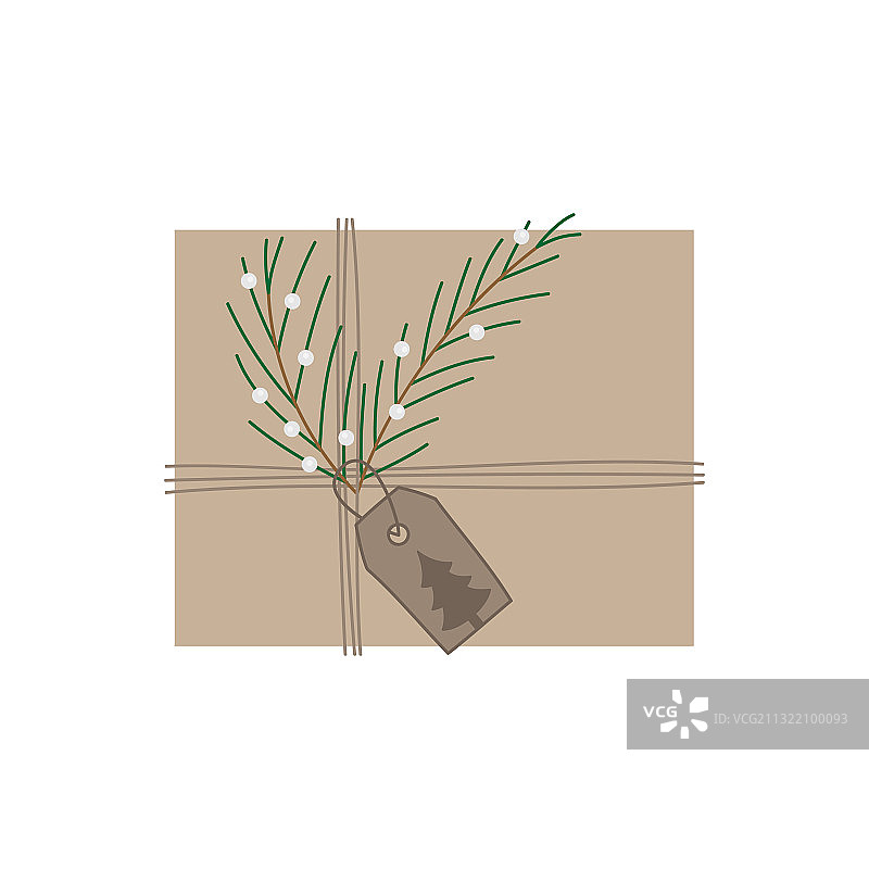 天然圣诞礼物图片素材