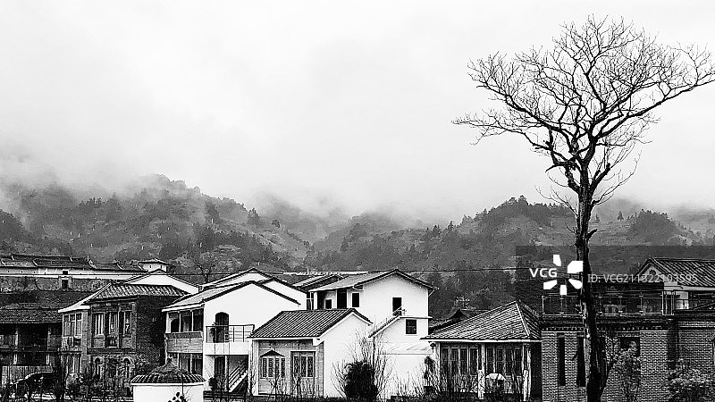 古镇印记图片素材