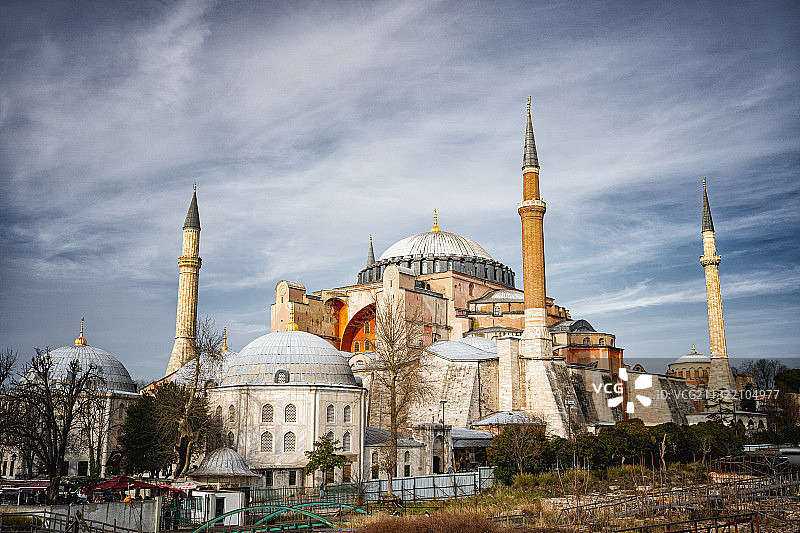 土耳其伊斯坦布尔圣索菲亚大教堂博物馆图片素材