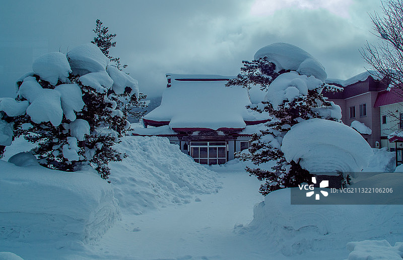 北方的雪图片素材