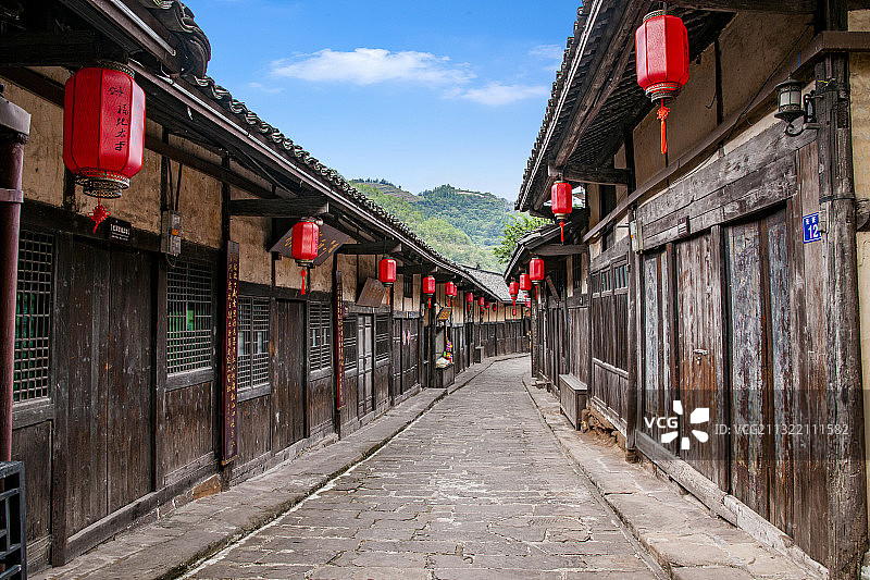 四川省泸州市古蔺县太平古镇图片素材