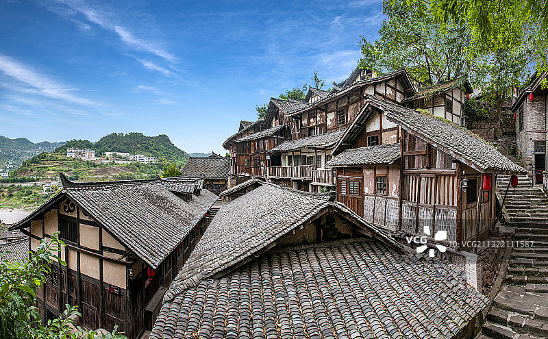 四川省泸州市古蔺县太平古镇图片素材