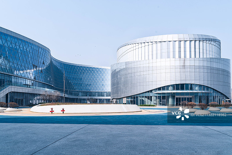 富有现代气息的建筑----郑州杂质馆图片素材