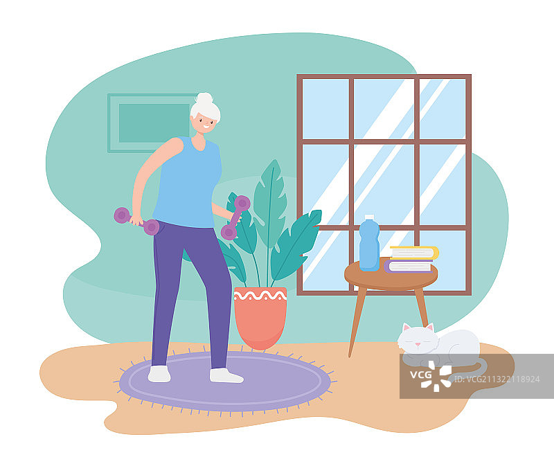 老年人举重运动图片素材