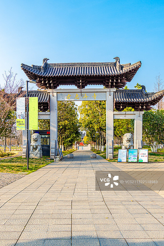 中国南京浦口区古惠济寺图片素材