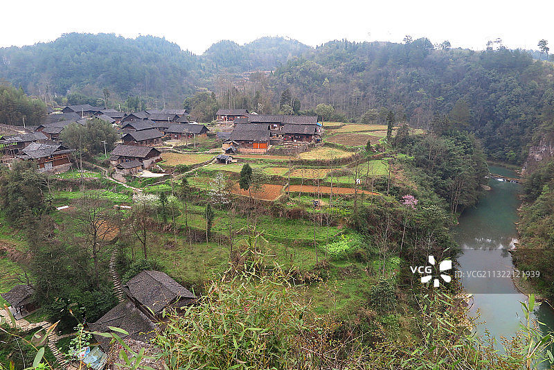 3201贵州铜仁苗王城2015年3月S图片素材