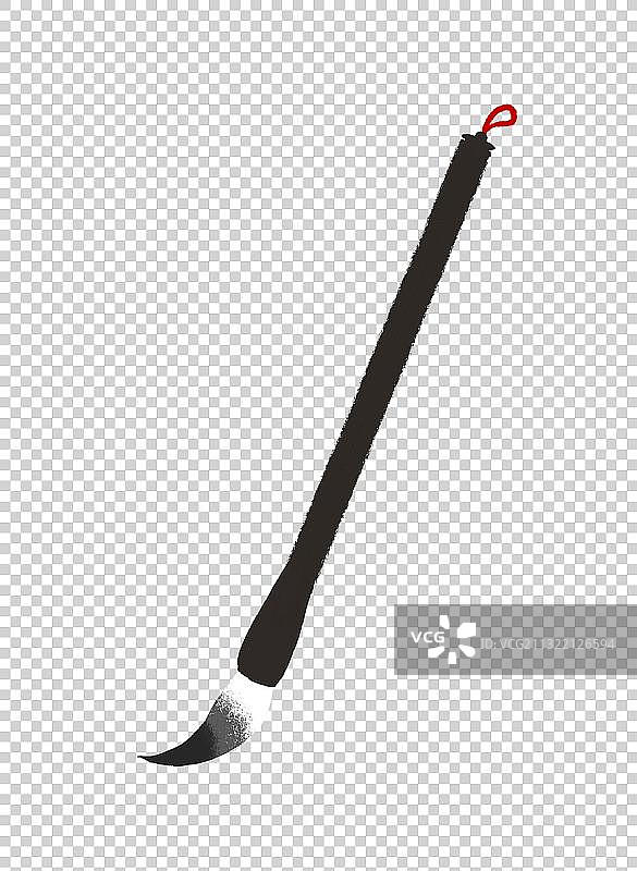 毛笔插画元素图片素材