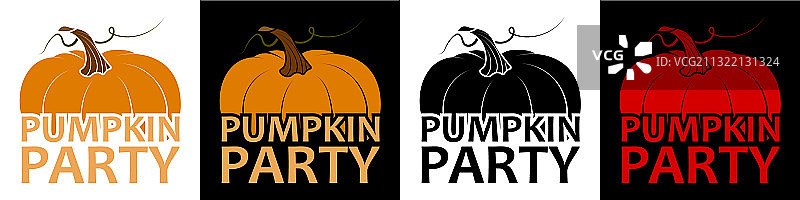 南瓜派对感恩节秋收图片素材