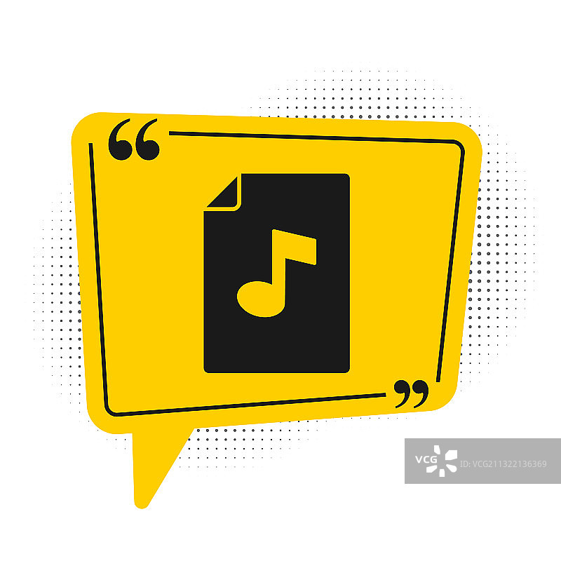 白色背景上的黑色乐谱图标图片素材