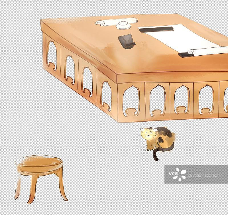 室内设计古典家具元素图片素材