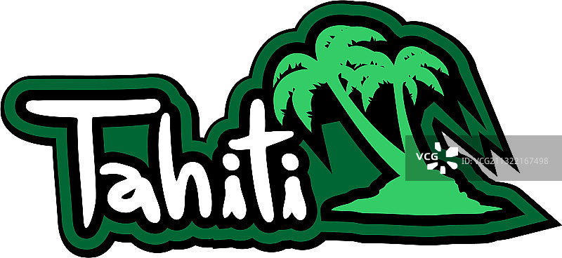 塔希提棕榈树图片素材