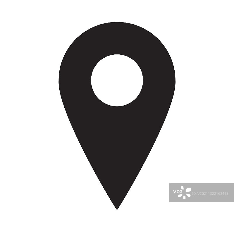 指向Web位置的地图标记图标图片素材