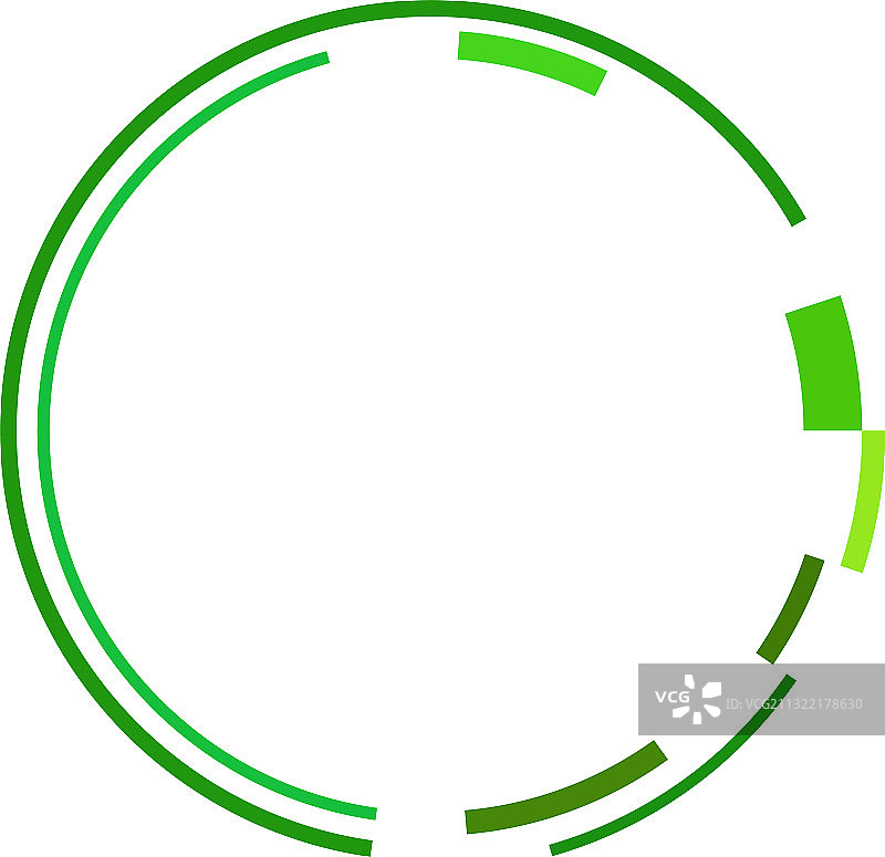 科幻同心几何环圆形UI界面图片素材