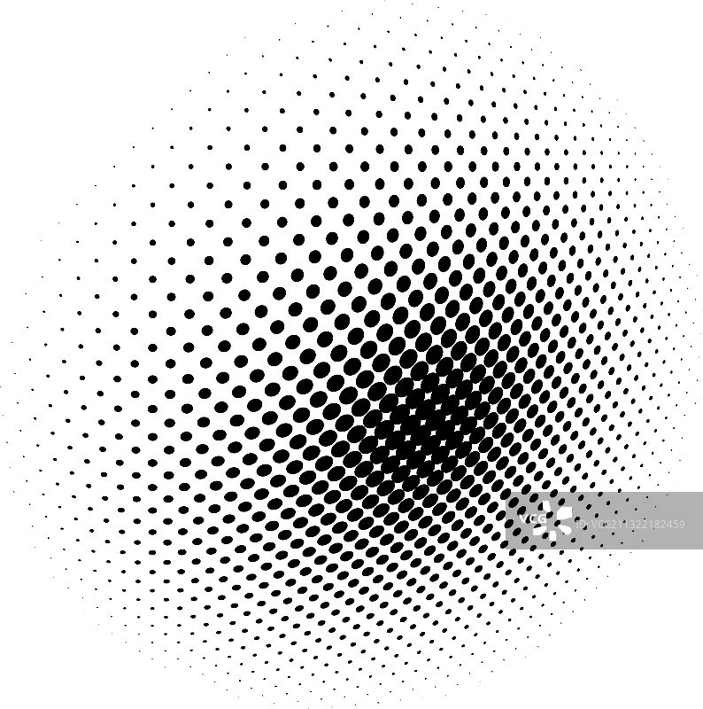 球形扭曲半色调点元素球体图片素材