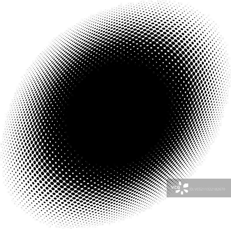 球形扭曲半色调点元素球体图片素材